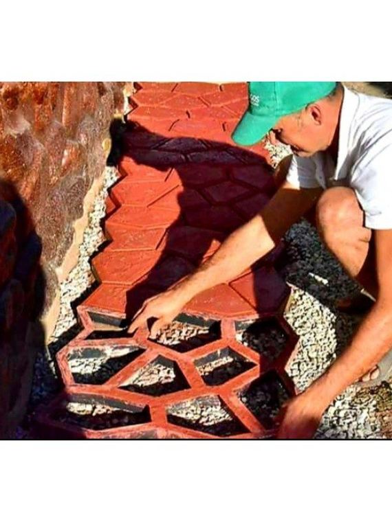Grilă rustică 60×60 cu conicitate — imaginea 5