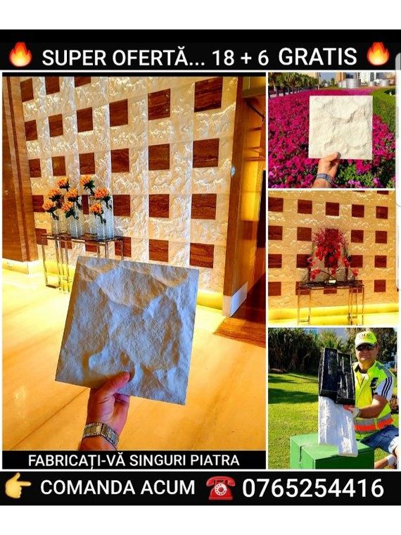 Set piatră stâncă de munte — matriță pentru pavaj